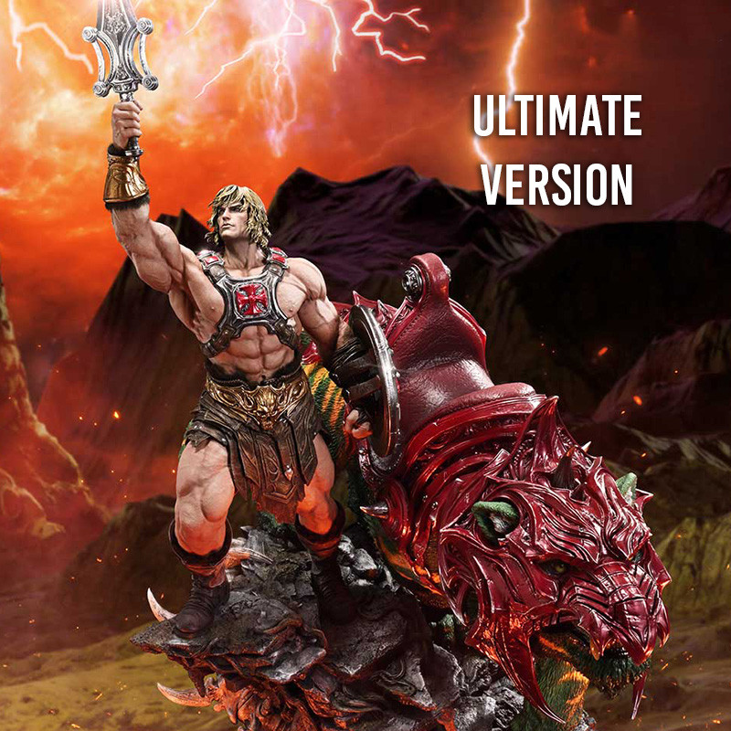 Statue He-Man & Battle Cat Real Elite Masterline Ultimate Version Prime 1 Studio Maitres de l'Univers