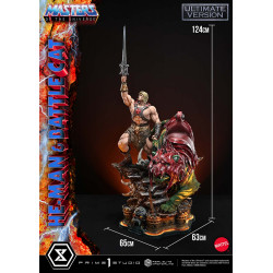 Statue He-Man & Battle Cat Real Elite Masterline Ultimate Bonus Version Prime 1 Studio Maitres de l'Univers