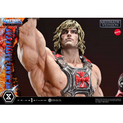 Statue He-Man & Battle Cat Real Elite Masterline Ultimate Bonus Version Prime 1 Studio Maitres de l'Univers