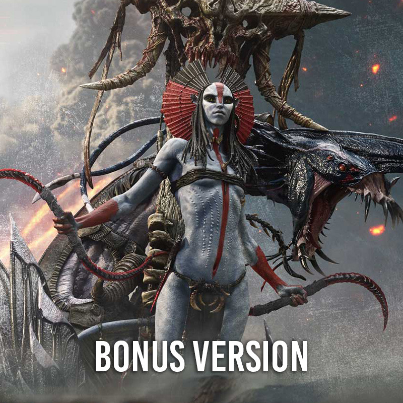 Statue Varang & Nightwraith Real Elite Masterline Bonus Version Prime 1 Studio Avatar Fire and Ash