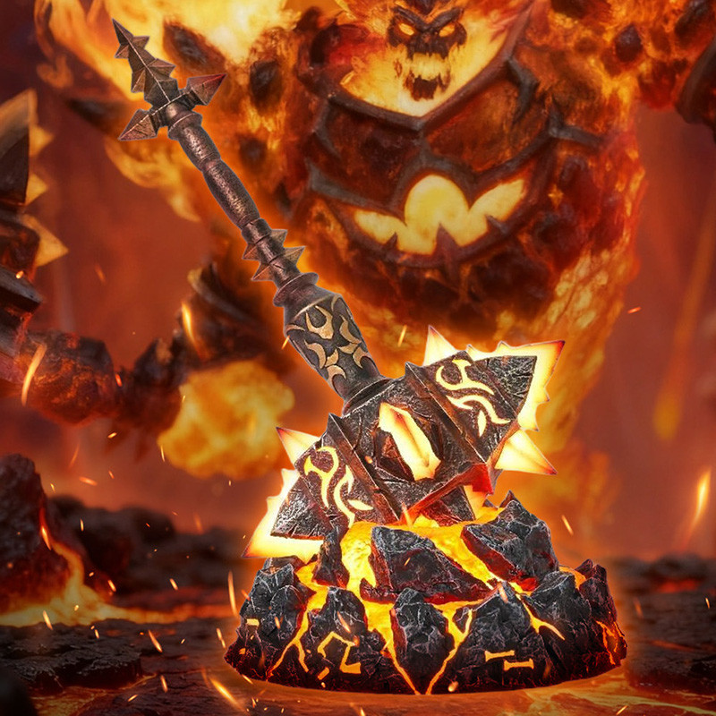 Réplique Sulfuras Hand of Ragnaros Blizzard World of Warcraft