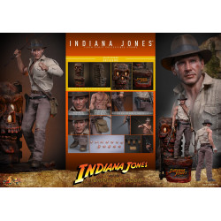 Figurine Movie Masterpiece Indiana Jones Deluxe Version Hot Toys Indiana Jones