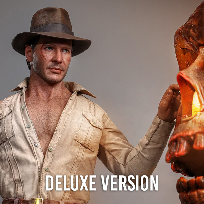Figurine Movie Masterpiece Indiana Jones Deluxe Version Hot Toys Indiana Jones