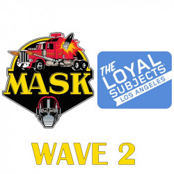 M.A.S.K. / MASK Jackhammer & Figurine Cliff Dagger The Loyal Subjects