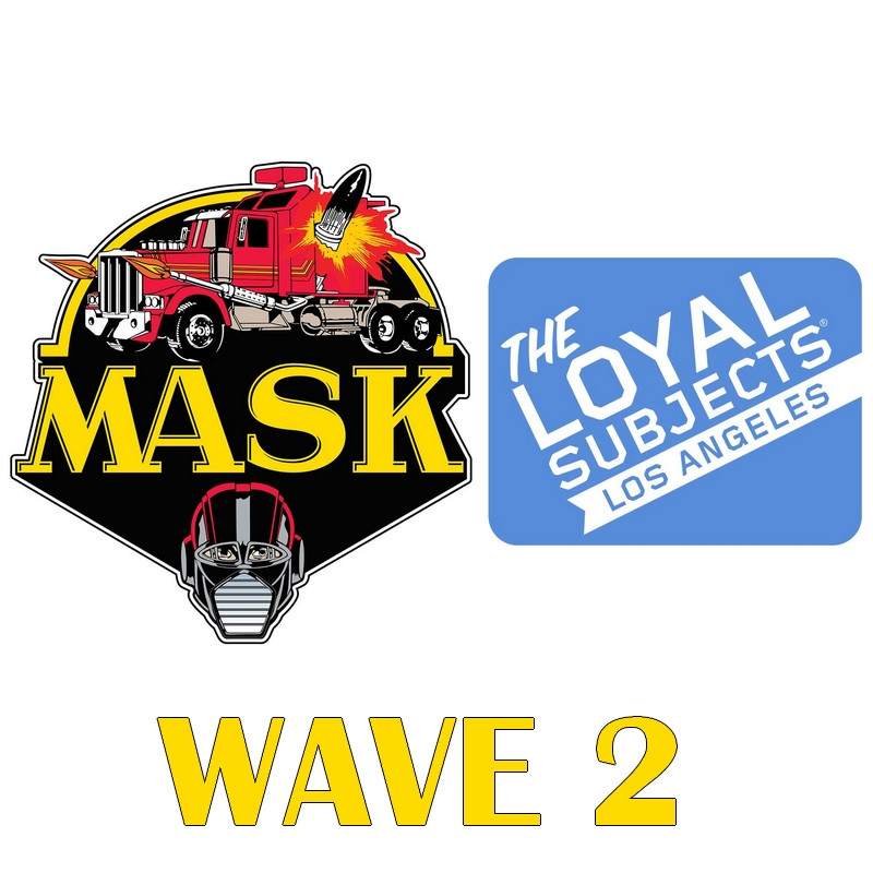 M.A.S.K. / MASK Hurricane & Figurine Hondo MacLean The Loyal Subjects