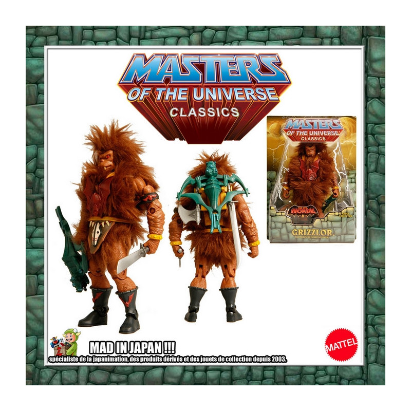 MAITRES DE L'UNIVERS CLASSICS figurine Grizzlor MAITRES DE L'UNIVERS CLASSICS figurine Grizzlor