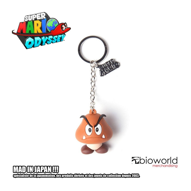 SUPER MARIO ODYSSEY Porte-clés Goomba Bioworld