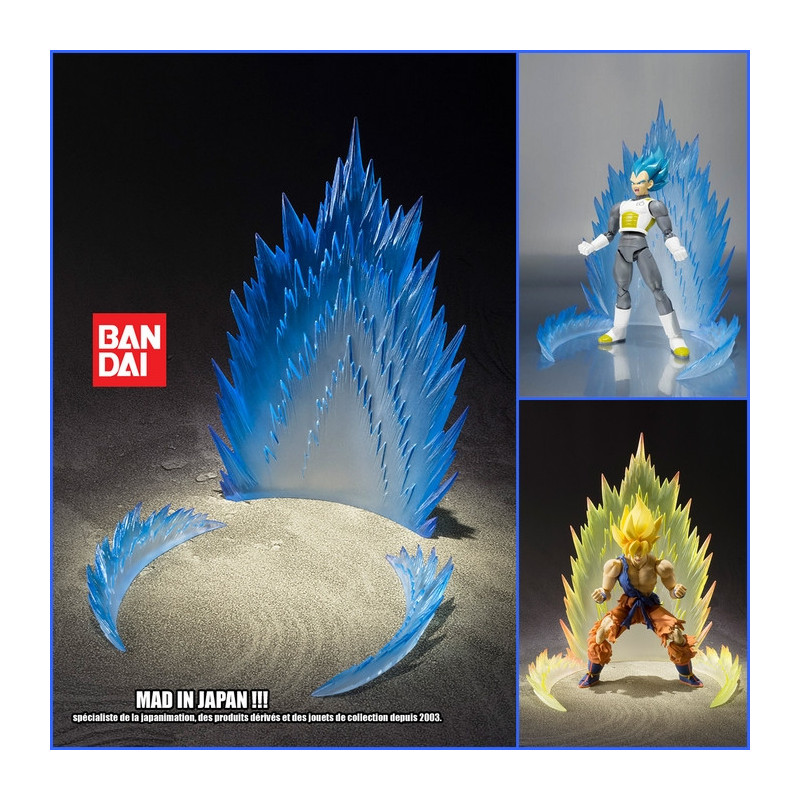 DRAGON BALL Z Tamashii Effect Energie Aura bleue Bandai DRAGON BALL Z Tamashii Effect Energie Aura bleue Bandai