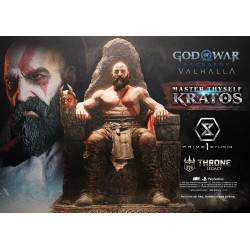 Statue Master Thyself Kratos Throne Legacy Prime 1 Studio God Of War Ragnarok