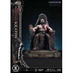 Statue Master Thyself Kratos Throne Legacy Prime 1 Studio God Of War Ragnarok