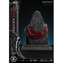 Statue Master Thyself Kratos Throne Legacy Prime 1 Studio God Of War Ragnarok