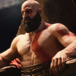 Statue Master Thyself Kratos Throne Legacy Prime 1 Studio God Of War Ragnarok