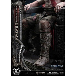 Statue Master Thyself Kratos Throne Legacy Prime 1 Studio God Of War Ragnarok