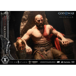 Statue Master Thyself Kratos Throne Legacy Prime 1 Studio God Of War Ragnarok