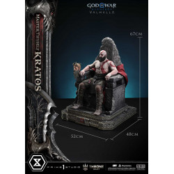 Statue Master Thyself Kratos Throne Legacy Bonus Version Prime 1 Studio God Of War Ragnarok