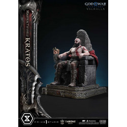 Statue Master Thyself Kratos Throne Legacy Bonus Version Prime 1 Studio God Of War Ragnarok