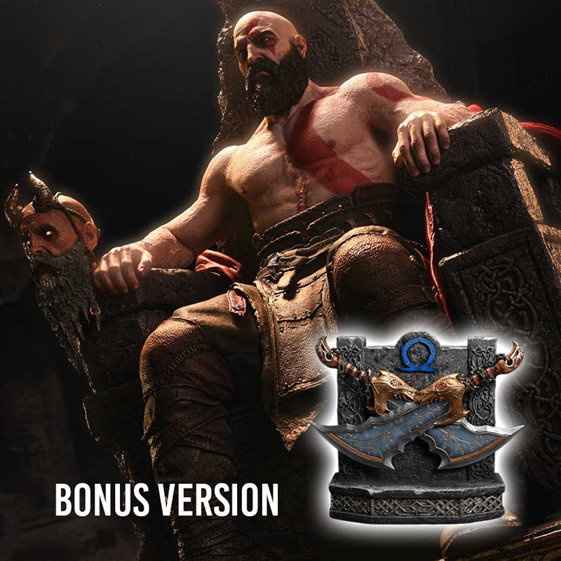 Statue Master Thyself Kratos Throne Legacy Bonus Version Prime 1 Studio God Of War Ragnarok