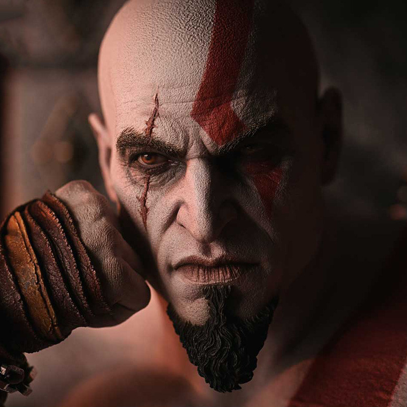 Statue Young Kratos Throne Legacy Prime 1 Studio God Of War Ragnarok