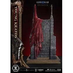 Statue Young Kratos Throne Legacy Prime 1 Studio God Of War Ragnarok
