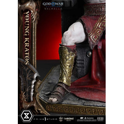 Statue Young Kratos Throne Legacy Prime 1 Studio God Of War Ragnarok