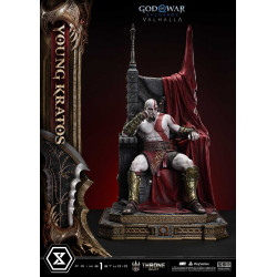Statue Young Kratos Throne Legacy Bonus Version Prime 1 Studio God Of War Ragnarok