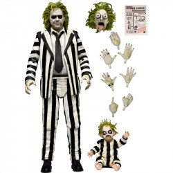 BEETLEJUICE Figurine Ultimate Striped Suit Beetlejuice Neca