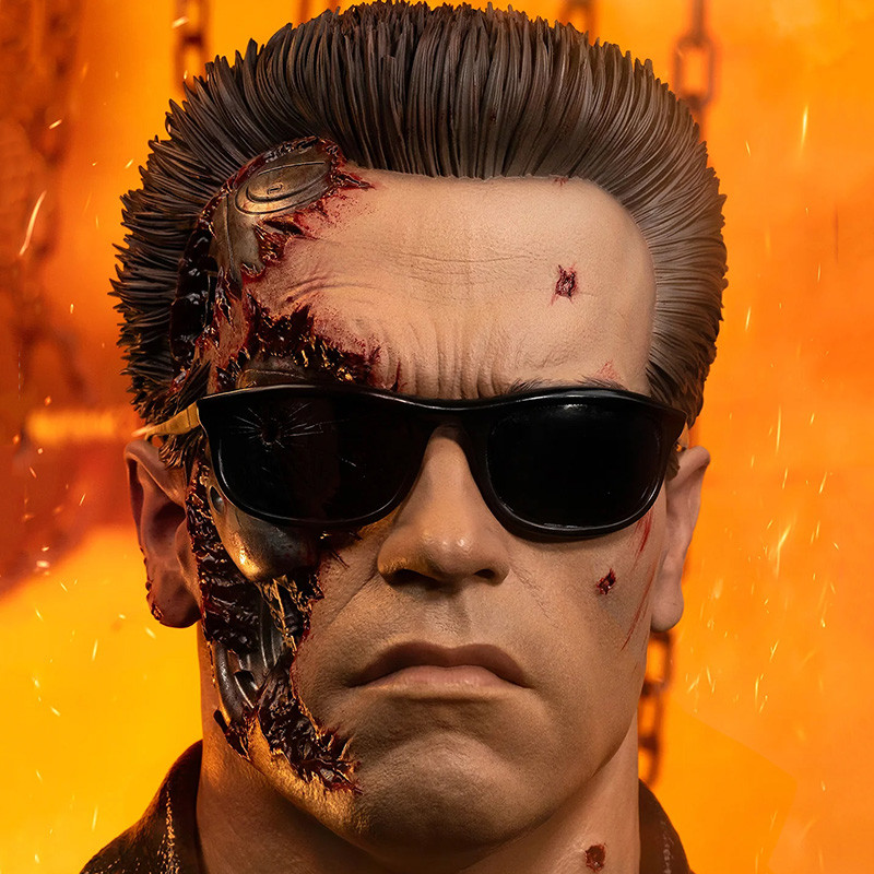 Réplique Masque T-800 Model 101 Battle Damaged PureArts Terminator 2