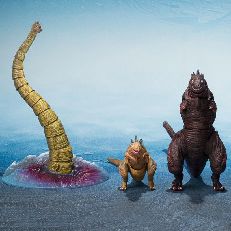Figurines S.H. MonsterArts The Second Form & Third Form & Giant Unidentified Creature Bandai Godzilla