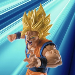 DRAGON BALL Z fIgurine Son Goku S.Saiyan Scultures Colosseum  Banpresto