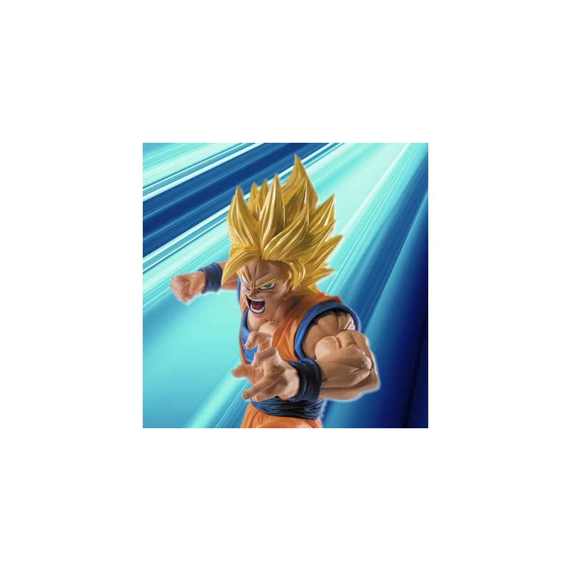 DRAGON BALL Z fIgurine Son Goku S.Saiyan Scultures Colosseum  Banpresto