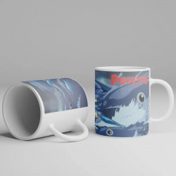Mug Vagues Semic Ponyo sur la falaise