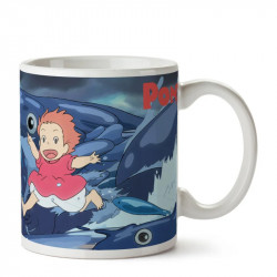 Mug Vagues Semic Ponyo sur la falaise