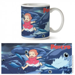 Mug Vagues Semic Ponyo sur la falaise