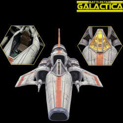 BATTLESTAR GALACTICA Vaisseau Viper MK1 + Lieutenant Boomer Factory Entertainment