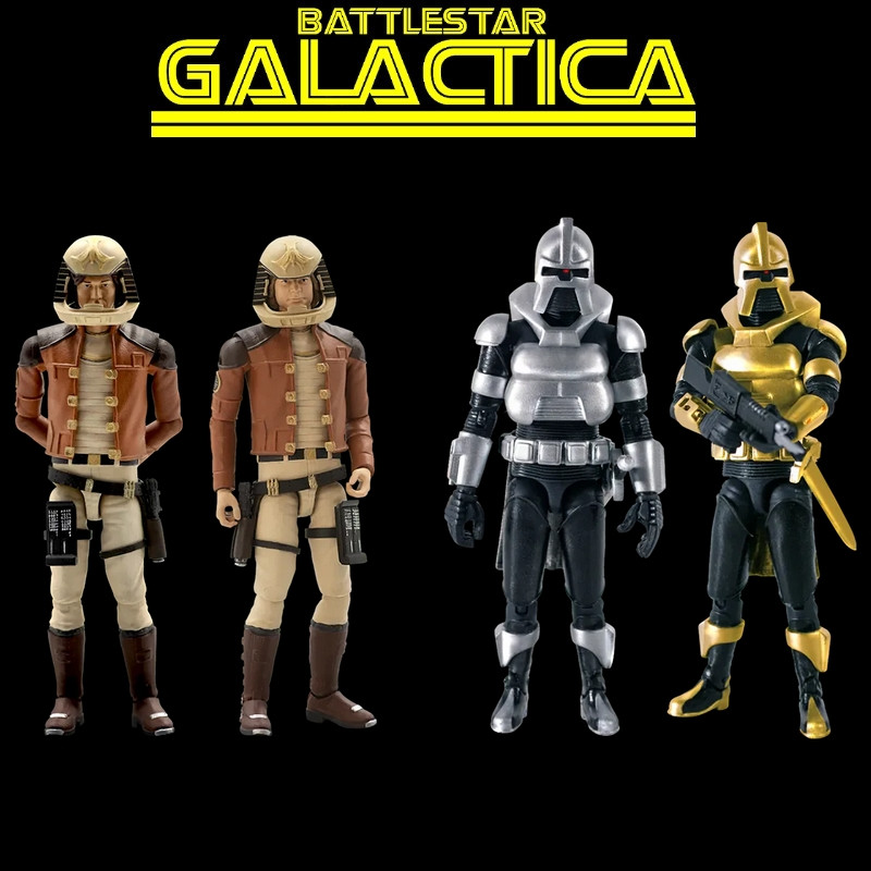 BATTLESTAR GALACTICA Pack 5 Figurines Wave 1 Factory Entertainment