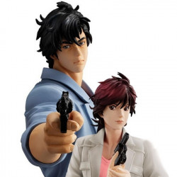 CITY HUNTER Statuettes G.E.M. Ryo Saeba & Kaori Makimura Megahouse