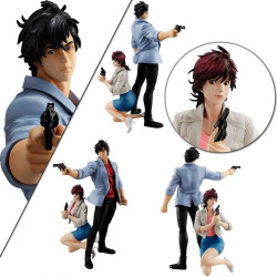  CITY HUNTER Statuettes G.E.M. Ryo Saeba & Kaori Makimura Megahouse