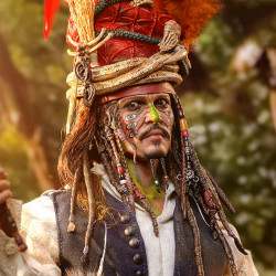 Figurine DX Jack Sparrow Pelegostos Chief Hot Toys Pirates des Caraibes