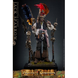 Figurine DX Jack Sparrow Pelegostos Chief Hot Toys Pirates des Caraibes