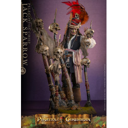 Figurine DX Jack Sparrow Pelegostos Chief Hot Toys Pirates des Caraibes