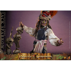 Figurine DX Jack Sparrow Pelegostos Chief Hot Toys Pirates des Caraibes