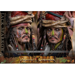 Figurine DX Jack Sparrow Pelegostos Chief Hot Toys Pirates des Caraibes