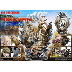Statue Saitama & Genos Ultimate Premium Masterline Regular Version Prime 1 Studio One Punch Man