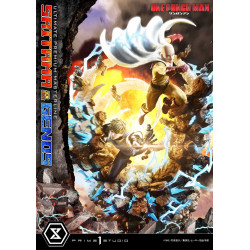 Statue Saitama & Genos Ultimate Premium Masterline Deluxe Version Prime 1 Studio One Punch Man