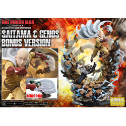 Statue Saitama & Genos Ultimate Premium Masterline Deluxe Bonus Version Prime 1 Studio One Punch Man