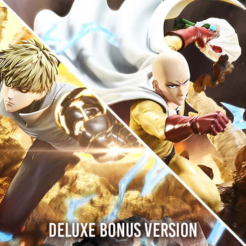 Statue Saitama & Genos Ultimate Premium Masterline Deluxe Bonus Version Prime 1 Studio One Punch Man