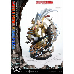 Statue Saitama & Genos Ultimate Premium Masterline Deluxe Bonus Version Prime 1 Studio One Punch Man