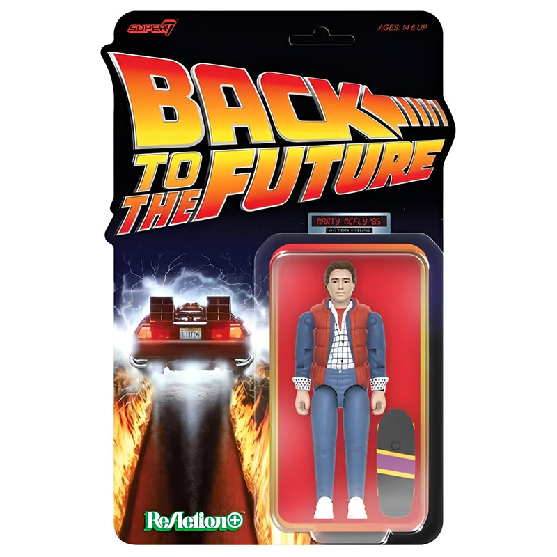 Figurine ReAction Marty Mcfly '85 Super7 Retour vers le futur