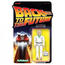 Figurine ReAction Doc Brown '85 Super7 Retour vers le futur