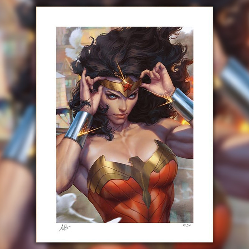 Impression Art Print Wonder Woman Sideshow DC Comics